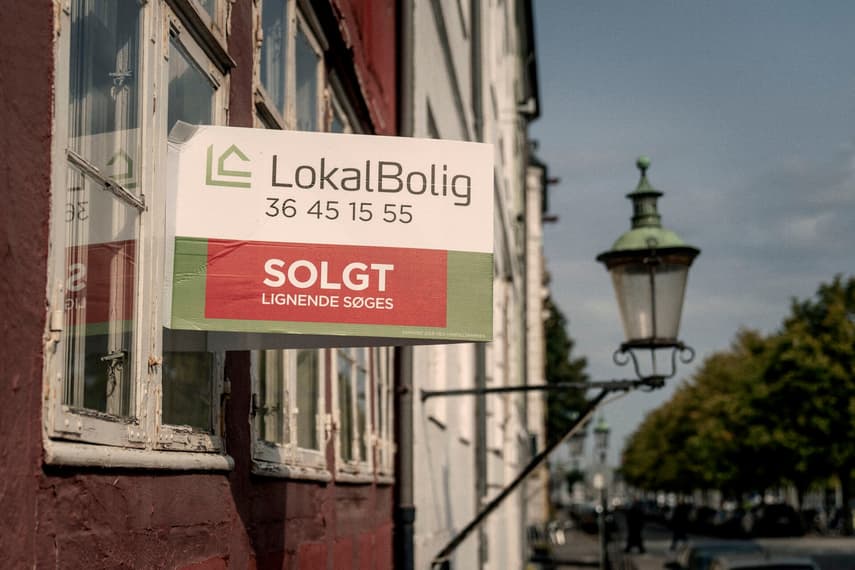Number of Danish houses on market at 'highest level for three years'