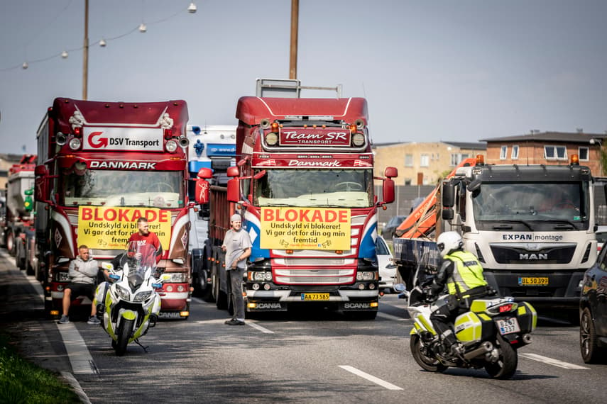Danish truck drivers' union to meet ministers after national protests