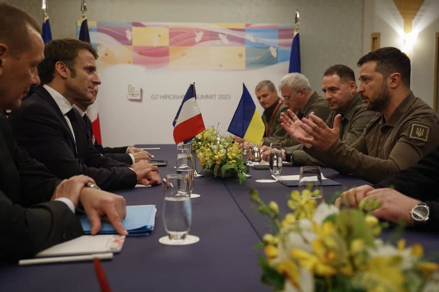Paris sees success in bringing Zelensky to G7