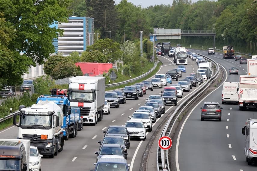 Where traffic will be worst in Germany over the holiday weekend