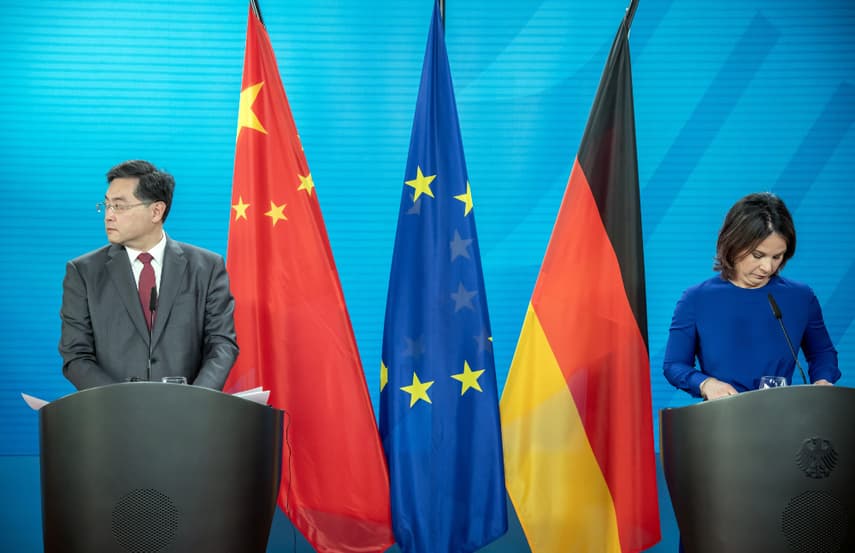 Germany and China clash over Ukraine