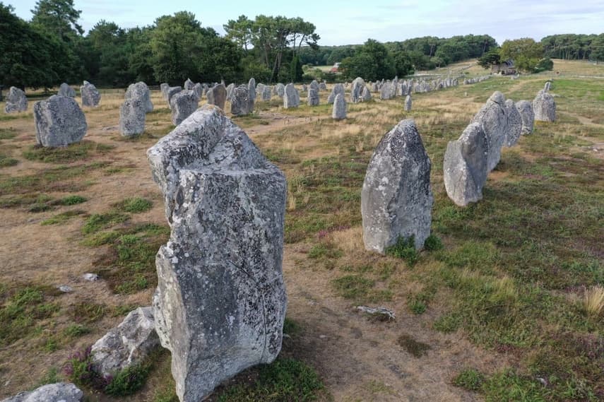 Prehistoric standing stones in western France destroyed during construction of DIY store