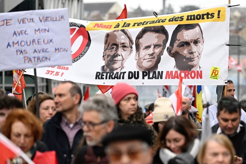 Protests and flight cancellations: What to expect from Tuesday's French pension strike