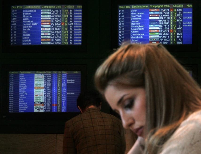 UPDATE: Which airports in Italy are affected by strikes on Friday?