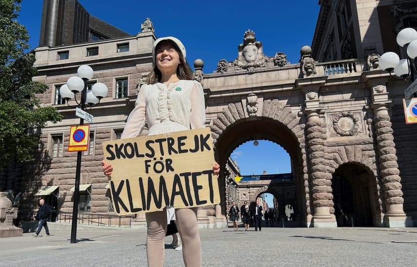 Greta Thunberg holds final school strike for climate