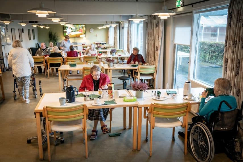 What is Danish government’s plan for elderly care ‘saving model’?