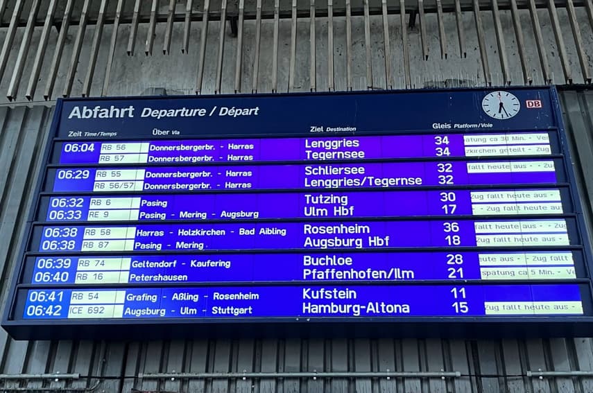 Munich hit by widespread rail disruption after storms