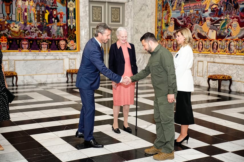 A handshake for the century. A landmark event occurred 75 years