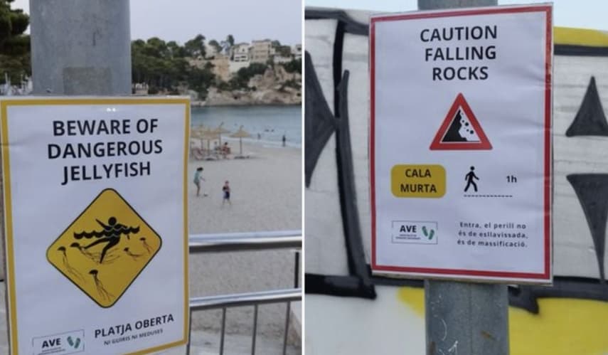 'Beach closed': Fake signs put up in Spain’s Mallorca to dissuade tourists