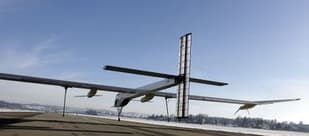 Swiss solar plane preps for Brussels flight