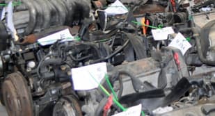 Hundreds of stolen car parts seized