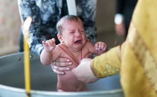 Vicar wants farting baptism baby ad ban