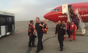 Norway Nepal rescue team stuck in Baku
