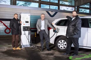 Switzerland installs first high alpine electric car charging point