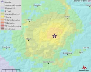 Switzerland shaken by biggest earthquake for 12 years