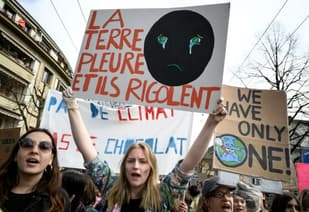 As many as 50,000 protest climate change in Switzerland
