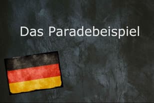 German word of the day: Das Paradebeispiel