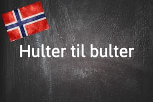 Norwegian expression of the day: Hulter til bulter