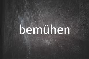 German word of the day: Bemühen