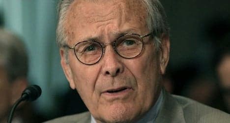 Donald Rumsfeld 'gets Swiss social benefits'