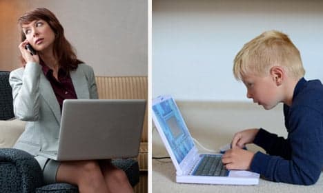 Norway kids and parents tell each other to log off