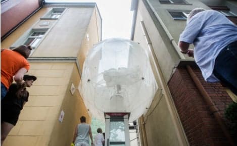 Not your average student digs: 'amazing' plastic bubble