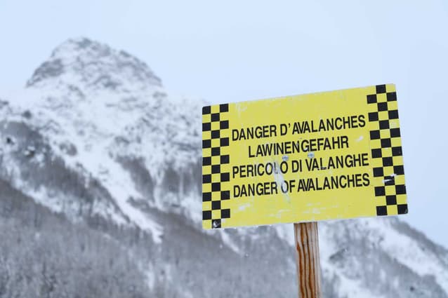 Weather warning: Part of Swiss Alps placed on high avalanche alert