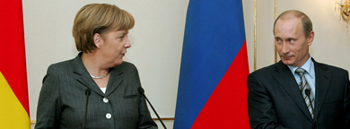 Putin warns Merkel: Medvedev to be tough on the West