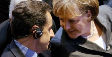 Merkel and Sarkozy make nice