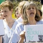 Striking nurses make for striking debate