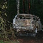 Two children and one woman found dead in burned car