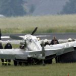 Messerschmitt mishap briefly shuts Berlin airport