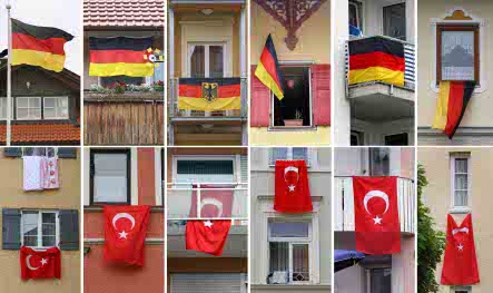 Germany prepares for massive football party