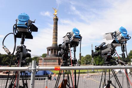 Instead he will give a public speech at Berlin’s Victory Column. Photo: DPA