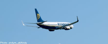 Ryanair adds new routes from Stockholm
