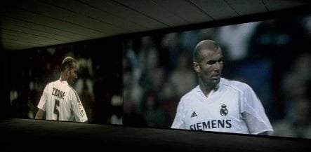 On the pitch with Zidane