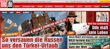 Bild: Russians ruining German holidays with ‘whores and vodka’