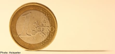 Support for euro rises in Sweden