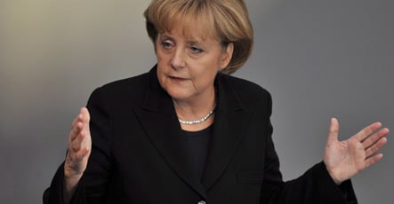 Merkel: Germany ‘strong’ enough to cope with financial crisis