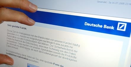 Internet 'phishing' increasing in Germany amid financial crisis