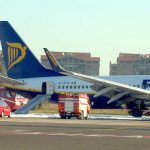 Frankfurt Ryanair flight skids off Rome runway