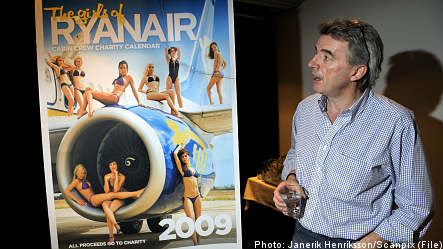 Raunchy Ryanair calendar wings its way to Swedish feminists