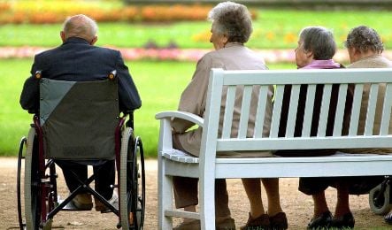 German population aging rapidly