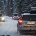 Warning for icy roads across Sweden