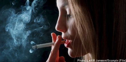 Swedish girls start smoking earlier: study