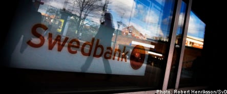 Swedbank posts lower profit