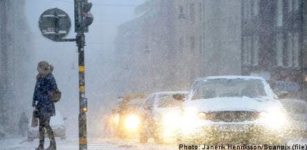 European snow storms set to hit Sweden