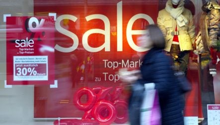 German retail sales continue to slide