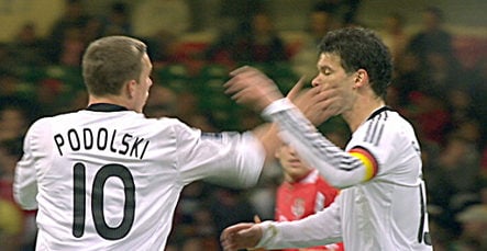 Podolski fined for slapping Ballack