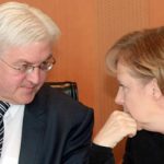 Chancellor candidate Steinmeier falling behind Merkel